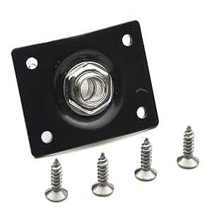Guitar Lever&Switches Guitar Bass Jack Plate Jack Socket, Rectangular ...