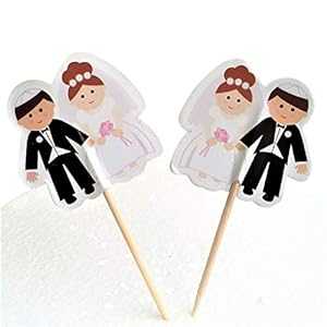 いろいろなかわいい結婚式のカップル/初聖体のデザインのカップケーキ トッパー 12 個セット (ユダヤ人の結婚式のカップル) The Crafty Owl Various Cute Wedding Couples/First Communion Designs of Cupcake Toppers Set of 12 (Jewish Wedding C いろいろなかわいい結婚式のカップル/初聖体のデザインのカップケーキ トッパー 12 個セット (ユダヤ人の結婚式のカップル) The Crafty Owl Various Cute Wedding Couples/First Communion Designs of Cupcake Toppers Set of 12 (Jewish Wedding C