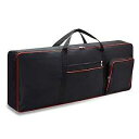 QEES 61 Key Keyboard Case,Electric Keyboard Bag Piano Gig Bag,Waterproof Keyboar...