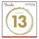 Fender Dura-Tone Coated 80/20 Bronze Acoustic Guitar Strings, 880M .013-.056