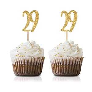 ゴールド Happy 29th Birthday カップケーキトッパー 24個パック Number 29 グリッター誕生日パーティーカップケーキトッパー デコレーション MAGJUCHE Gold Happy 29th Birthday Cupcake Topper, 24-Pack Number 29 Glitter Birthday Party Cupcake ゴールド Happy 29th Birthday カップケーキトッパー 24個パック Number 29 グリッター誕生日パーティーカップケーキトッパー デコレーション MAGJUCHE Gold Happy 29th Birthday Cupcake Topper, 24-Pack Number 29 Glitter Birthday Party Cupcake