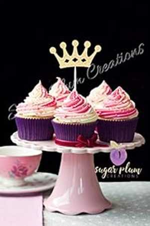 Sugar Plum Creations クラウン カップケーキ トッパー 12 個セット Sugar Plum Creations Crown Cupcake Topper, Set of 12