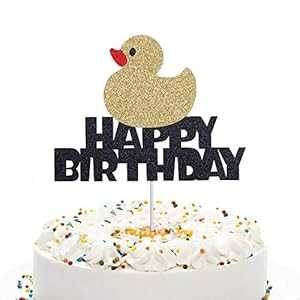 Anxdh スパークリングアヒルケーキトッパー、アヒルの誕生日パーティーの装飾 Anxdh sparkling duck cake topper, duck birthday party decoration Anxdh スパークリングアヒルケーキトッパー、アヒルの誕生日パーティーの装飾 Anxdh sparkling duck cake topper, duck birthday party decoration