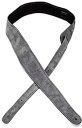 Fender Reversible Suede Guitar Strap, 2in, Black/Gray