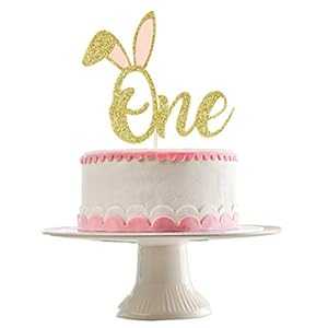 ゴールドキラキラバニー 1 ケーキトッパー、1 歳の誕生日ケーキトッパー - 1 歳の誕生日バニー - 1 歳の誕生日パーティーデコレーション LeeSky Gold Glittery Bunny One Cake Topper,First Birthday Cake Topper- First Birthday Bunny- 1st Birth ゴールドキラキラバニー 1 ケーキトッパー、1 歳の誕生日ケーキトッパー - 1 歳の誕生日バニー - 1 歳の誕生日パーティーデコレーション LeeSky Gold Glittery Bunny One Cake Topper,First Birthday Cake Topper- First Birthday Bunny- 1st Birth