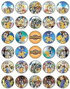 HAPPY CHOICES 30 x Edible Cupcake Toppers Themed of Digimon Collection of Edible Cake Decorations Uncut Edible on Wafer Sheet