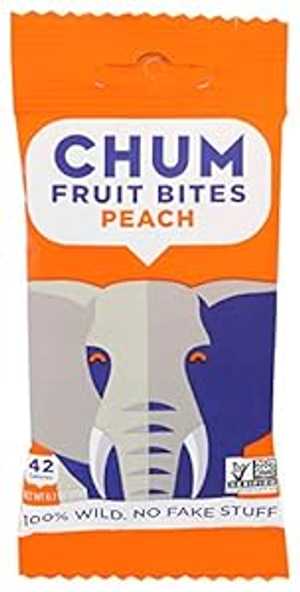 Chum Fruit Bites、ピーチ、0.7 オンス (36 個パック) Chum Fruit Bites, Peach, 0.7 ounces (Pack of 36)