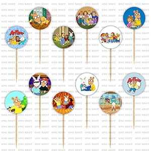 アーサー カップケーキ トッパー パーティー デコレーション One Shot Arthur Cupcake Toppers Party Decoration アーサー カップケーキ トッパー パーティー デコレーション One Shot Arthur Cupcake Toppers Party Decoration