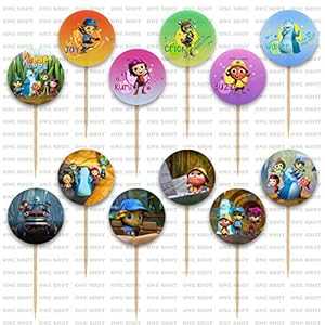 ビートバグズカップケーキトッパー One Shot Beat Bugs Cupcake Toppers