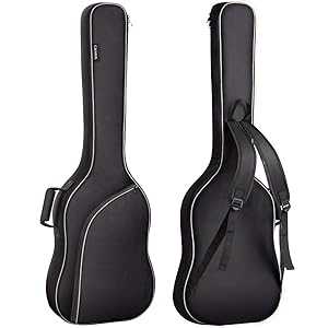 CAHAYA Bass Guitar Bag Gig Bag Backpack Padded Soft Case 0.3 inch Padd...