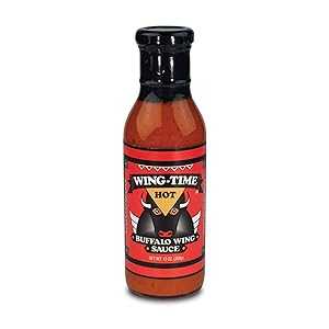 ウィングタイム、ソースバッファローウィングホット、13オンス Wing-Time Wing Time, Sauce Buffalo Wing Hot, 13 Ounce