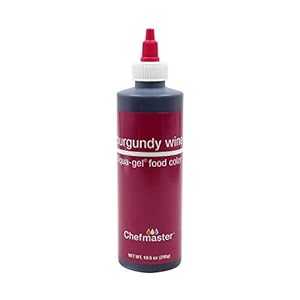 Chefmaster Liqua ジェル食用色素、10.5 オンス、バーガンディ Chefmaster Liqua Gel Food Color, 10.5-Ounce, Burgundy