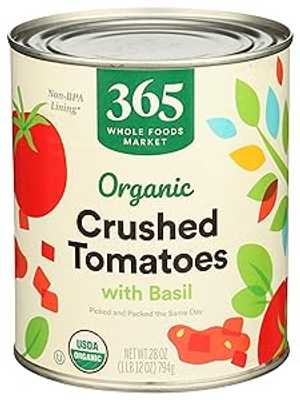 365 by Whole Foods Market, Organic Crushed Tomatoes With Basil, 28 Oun...