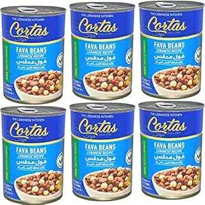 Cortas - Fava Beans (Lebanese Recipe) 14oz (6 PACK)