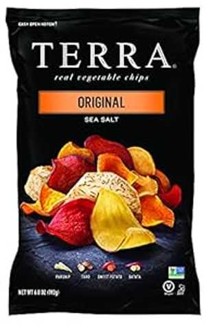 Terra 野菜チップス、海塩、6.8 オンス Terra Vegetable Chips, Sea Salt, 6.8 oz.