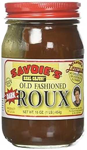 SAVOIE'S オールド ファッション ダーク ルー (16 オンス) SAVOIE'S Old Fashioned Dark Roux (16 oz)