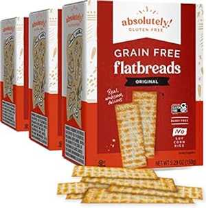 絶対グルテンフリーのオリジナルフラットブレッド、5.29オンス(3パック) Absolutely Gluten Free Original Flatbread, 5.29-Ounce (3-Pack)