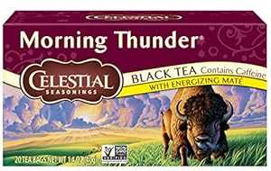 Celestial Seasonings 紅茶、モーニングサンダー、20 入 Celestial Seasonings Black Tea, Morning Thunder, 20 Count