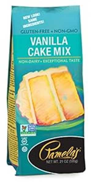 Pamela's Products, クラシック バニラ ケーキ ミックス、21 オンス (595 g)(パック 1) Pamela's Products, Classic Vanilla Cake Mix, 21 oz (595 g)(PACK 1)
