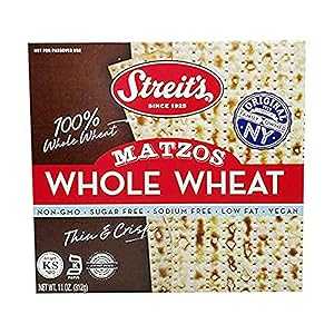 1 Pack, Streit's, Whole Wheat Matzo, 11 oz 1 Pack, Streit's, Whole Wheat Matzo, 11 oz