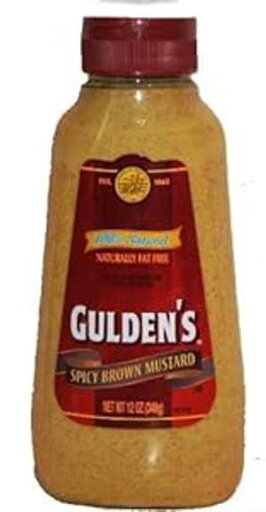 Gulden's 100 % ナチュラル スパイシー ブラウン マスタード - 12 オンス スクイーズ ボトル Gulden's 100 % Natural Spicy Brown Mustard - 12 oz Squeeze Bottle Gulden's 100 % ナチュラル スパイシー ブラウン マスタード - 12 オンス スクイーズ ボトル Gulden's 100 % Natural Spicy Brown Mustard - 12 oz Squeeze Bottle