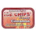 アイスチップシナモン、キシリトールミントハードキャンディー入り、1.76オンス -- 1ケースあたり6個入り。 ICE CHIPS Candy Ice Chip...