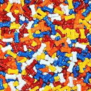 Candy Bonz、犬の骨の形をしたキャンディー詰め合わせ、バルク、自動販売機、4ポンド YANKEETRADERS Candy Bonz, Assorted...