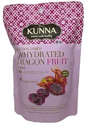 乾燥ドラゴンフルーツ 50g Kunna Dehydrated Dragon Fruit 50 g