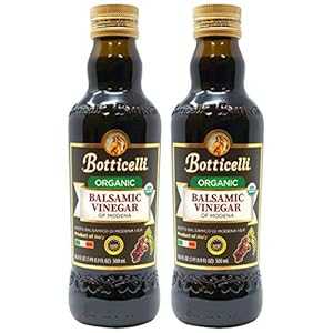 モデナのボッティチェッリ熟成バルサミコ酢 (2 個パック) - パンのディップとサラダドレッシング用オー..
