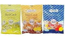 Coastal Bay Confections シュガーフリー ハード キャンディ 3 パック バンドル、バタースコッチ、レモン、フルーツ フレーバー付き Ge...