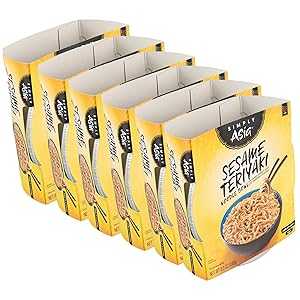Simply Asia Sesame Teriyaki Noodle Bowl, 8.5 oz (Pack of 6)
