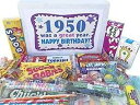 ウッドストック キャンディ ~ 1950 72 歳の誕生日ギフトボックス 子供の頃からの懐かしいレトロなキャンディの詰め合わせ 1950 年生まれの 72 歳の...