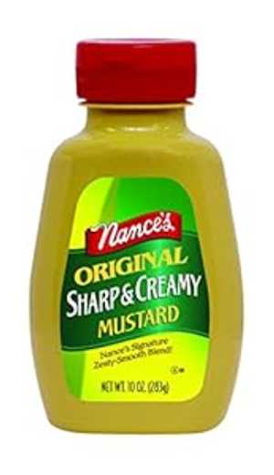 ナンス マスタード シャープ & クリーミー、10 オンス (6 個パック) Nance's Mustard Sharp & Creamy, 10-ounces (Pack of6)