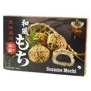 ロイヤルファミリー - セサミモチ 7.4 オンス / 210 G (1 個パック) DragonMall Gourmet Royal Family - Sesame MOchi 7.4 Oz / 210 G (Pack of 1)