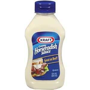 クラフト、ホースラディッシュソース、12オンスのスクイーズボトル（3個パック） Kraft, Horseradish S..