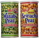 ハピ ホットわさびピー + スパイシーシラチャーピー コンボパック Hapi Hot Wasabi Peas + Spicy Sriracha Peas Combo Pack(4)