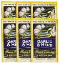 Good Seasons サラダドレッシング & レシピミックス、ガーリック & ハーブ、0.75 オンス、6 パック Good Seasons Salad Dressing & Recipe Mix, Garlic & Herb, 0.75 oz, 6 pk