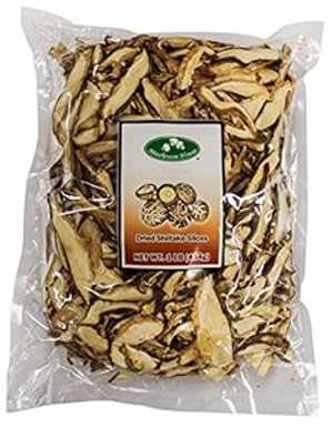 マッシュルームハウス 干し椎茸スライス、16オンス Mushroom House Dried Shiitake Slices, 16 Oz