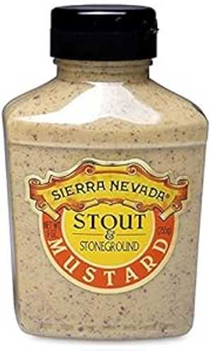 シエラ ネバダ スタウト & ストーングラウンド マスタード、9 オンス スクエア (6 パック) Sierra Nevada Stout & Stoneground Mustard, 9 oz Sqz (6 Pack)