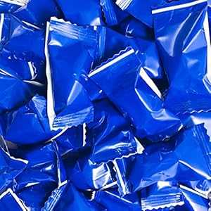 楽天Glomarketバターミント - 13オンス バッグ - 個別包装されたミント （ブルー） 約 100 個 Candy Envy Buttermints - 13 oz. Bag - Approximately 100 Individually Wrapped Mints （Blue）