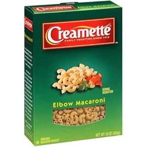 クリーメット エルボー マカロニ パスタ 16 オンス (2個入り) Creamette Elbow Macaroni Pasta 16 oz. (Pack of 2)