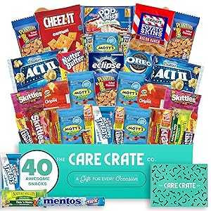 The Care Crate Co. Snack Box Care Package ( 40 piece Snack Pack ) Valentines Day...