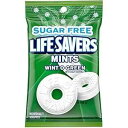 LIFE SAVERS Wint-O-Green Sugar Free Breath Mints Hard Candy, 2.75 oz Bag (Pack o...