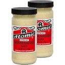 Morehouse Atomic Horseradish - Extra Hot - "2 Pack" - 6 Oz Jars - 12 Ozs