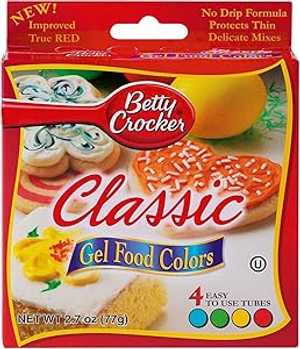 Betty Crocker クラシック ジェル フードカラー - 4CT Betty Crocker Classic Gel Food Colors - 4 CT