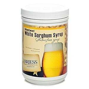 BriessSweet ホワイトソルガム グルテンフリーシロップ、3.3 ポンド BriessSweet White Sorghum Gluten -Free Syrup, 3.3 lb.