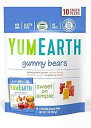 YumEarth ナチュラル グミベア、10 個、正味重量 7オンス (パッケージは異なる場合があります) YumEarth Natural Gummy Bears, 10 Count, net wt. 7oz (Pack May Vary)