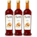 アモレッティ プレミアムキャラメルシロップ 750ml 3本パック Amoretti Premium Caramel Syrup 750ml 3 Pack