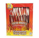 Brach's Red Hots シナモン風味のキャンディーケーン、12 個、6 オンス Brach's Red Hots Cinnamon Flavored ...