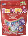 Zollipops ザ・クリーン・ティース・ポップス、虫歯予防ロリポップ、ラズベリー (3.1 オンス) Zollipops The Clean Teeth Pops, Lollipops, RASPBERRY (3.1 oz)